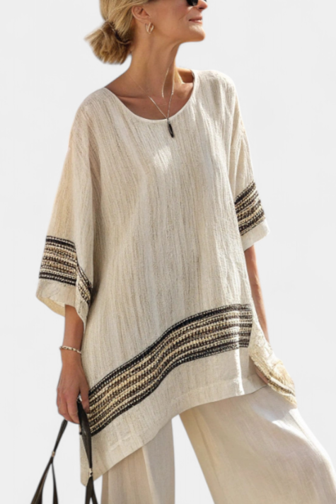 Helene | Natuurlijke comfort linnen set