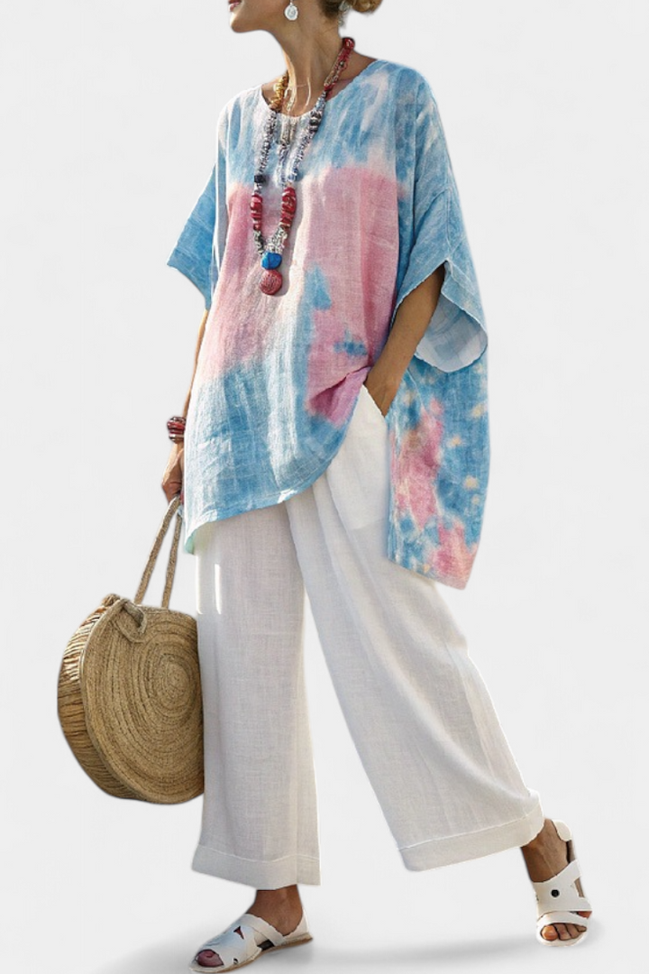 Vantrè | Zachte aquarel linnen set