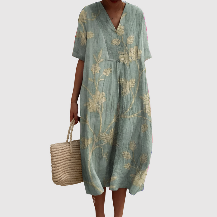 Violetta | Luchtige zomerjurk met korte mouwen