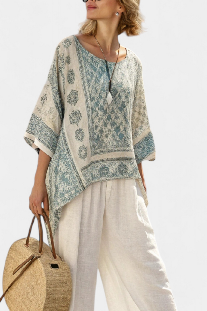 Elodie | Mediterrane linnen set